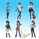 Trading Figure - Girls In Uniform - Masked Rider Edition (set of 6)